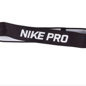 Nike Pro Headband Hairband Black White New